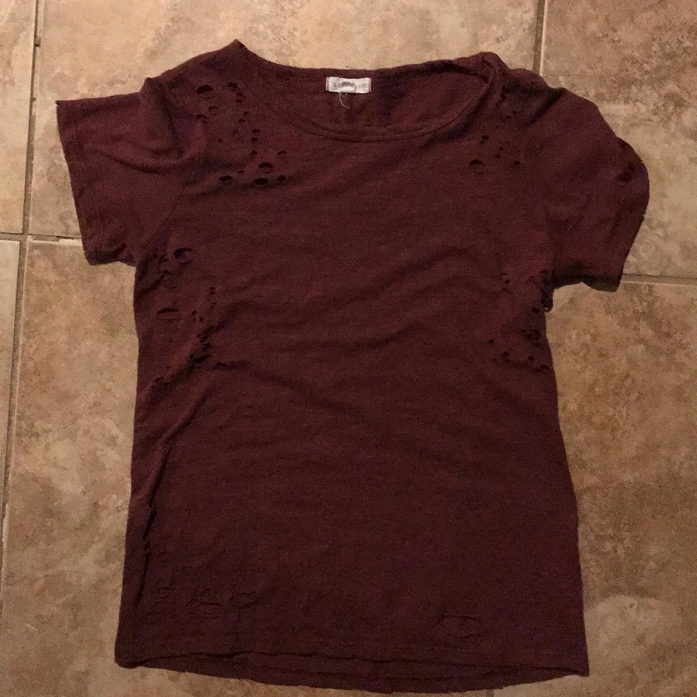 Socialite Tee with Holes